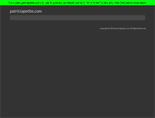 Tablet Screenshot of patriciapetite.com